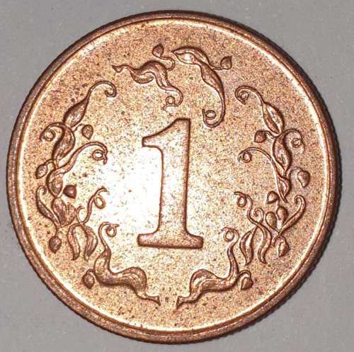 1991 - 1 CENT COIN - ZIMBABWE - (Bronze Plated Steel)